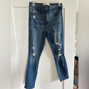 Abercrombie & Fitch Blue Straight Leg Jeans